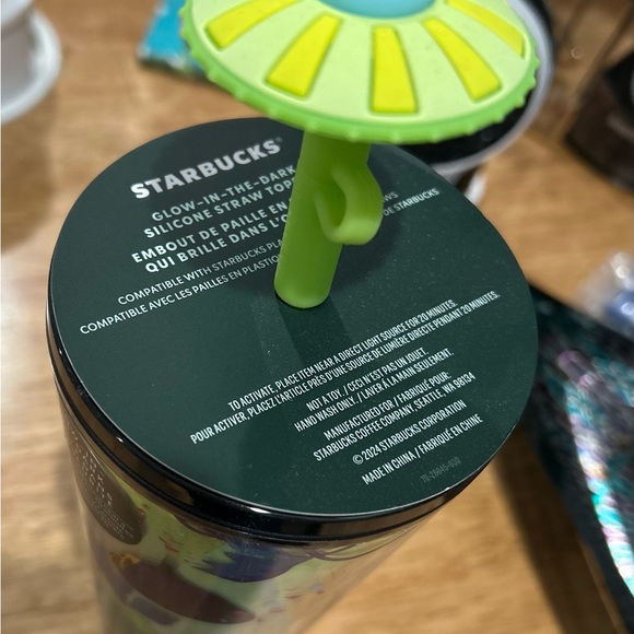 Starbucks Glow-in-the-Dark Tumbler with Multicolor Design - Picture 3 of 6